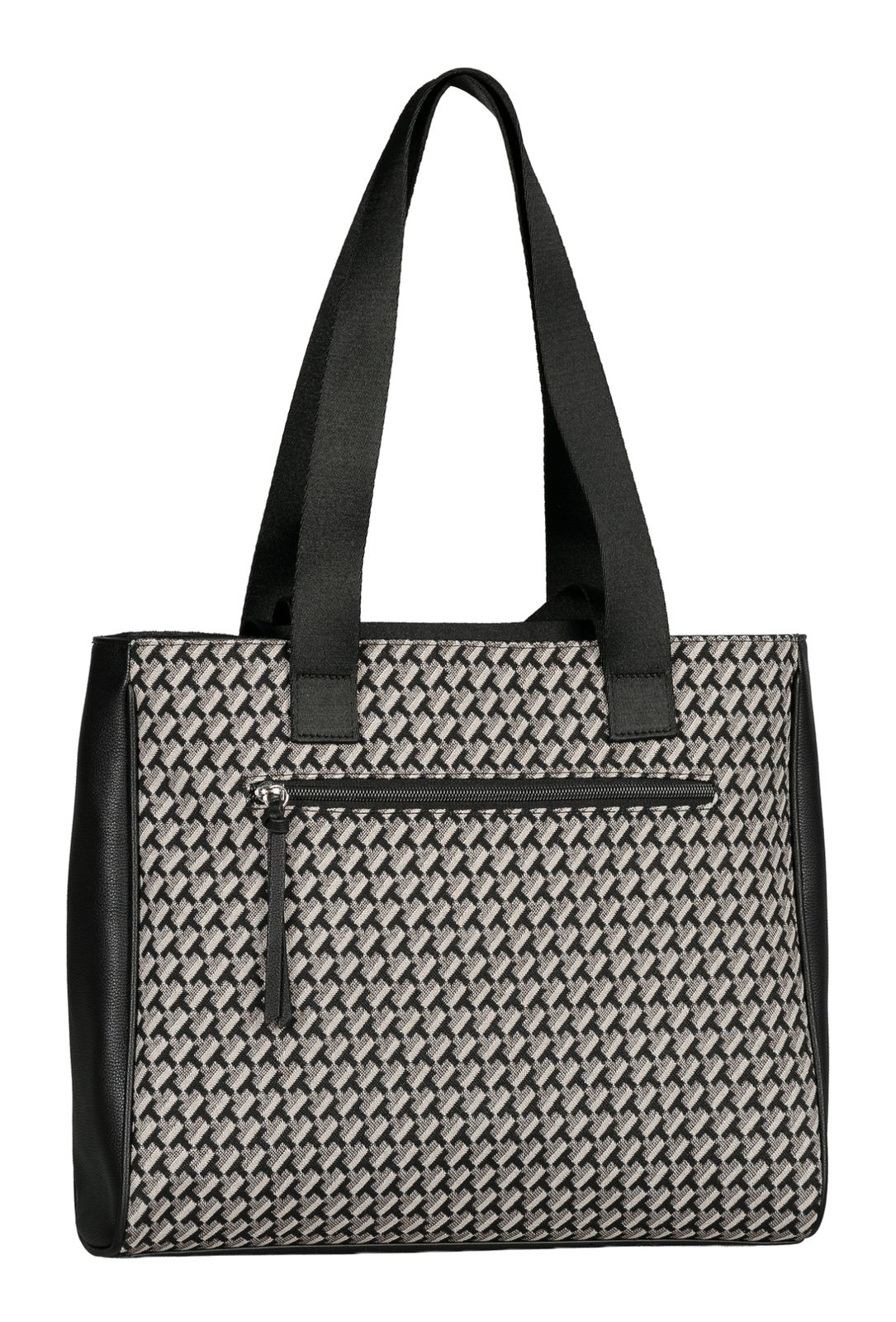 TOM TAILOR Lanika Zip Shopper L Mixed Black TOM TAILOR Lanika Zip Shopper L Mixed Black