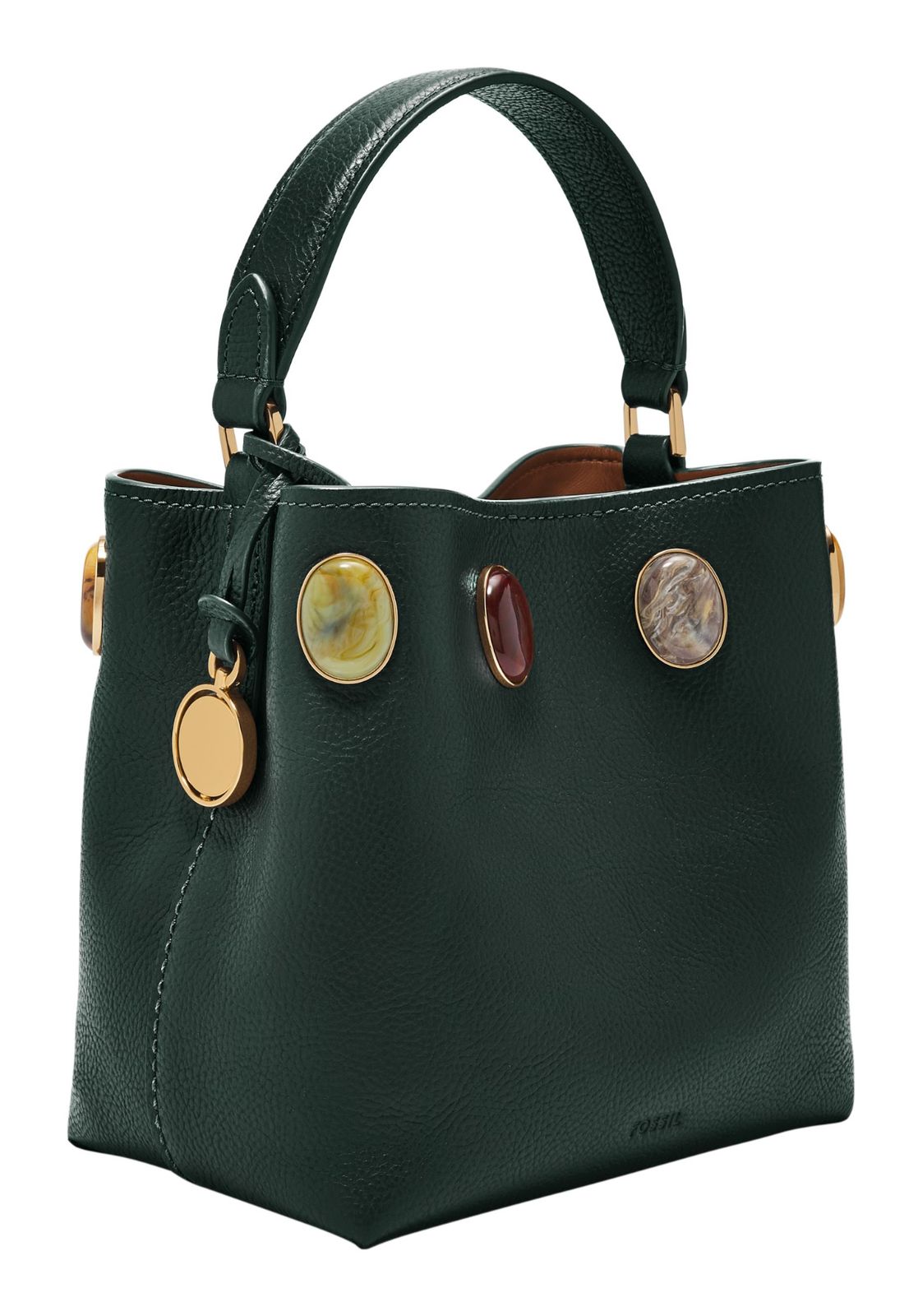 FOSSIL Jessie Bucket Shoulder Bag S Green FOSSIL Jessie Bucket Shoulder Bag S Green