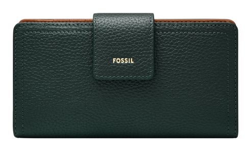 FOSSIL Logan RFID Tab Clutch Green FOSSIL Logan RFID Tab Clutch Green