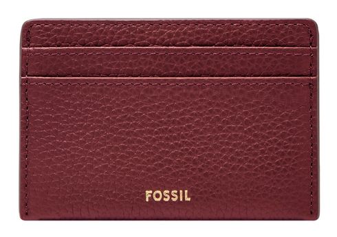 FOSSIL Logan Card Holder Red
