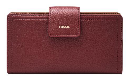 FOSSIL Logan RFID Tab Clutch Wine