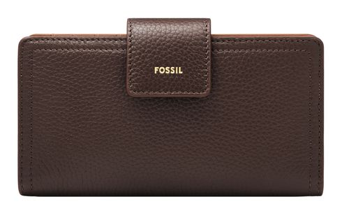 FOSSIL Logan RFID Tab Clutch Brown