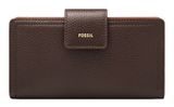 FOSSIL Logan RFID Tab Clutch Brown FOSSIL Logan RFID Tab Clutch Brown