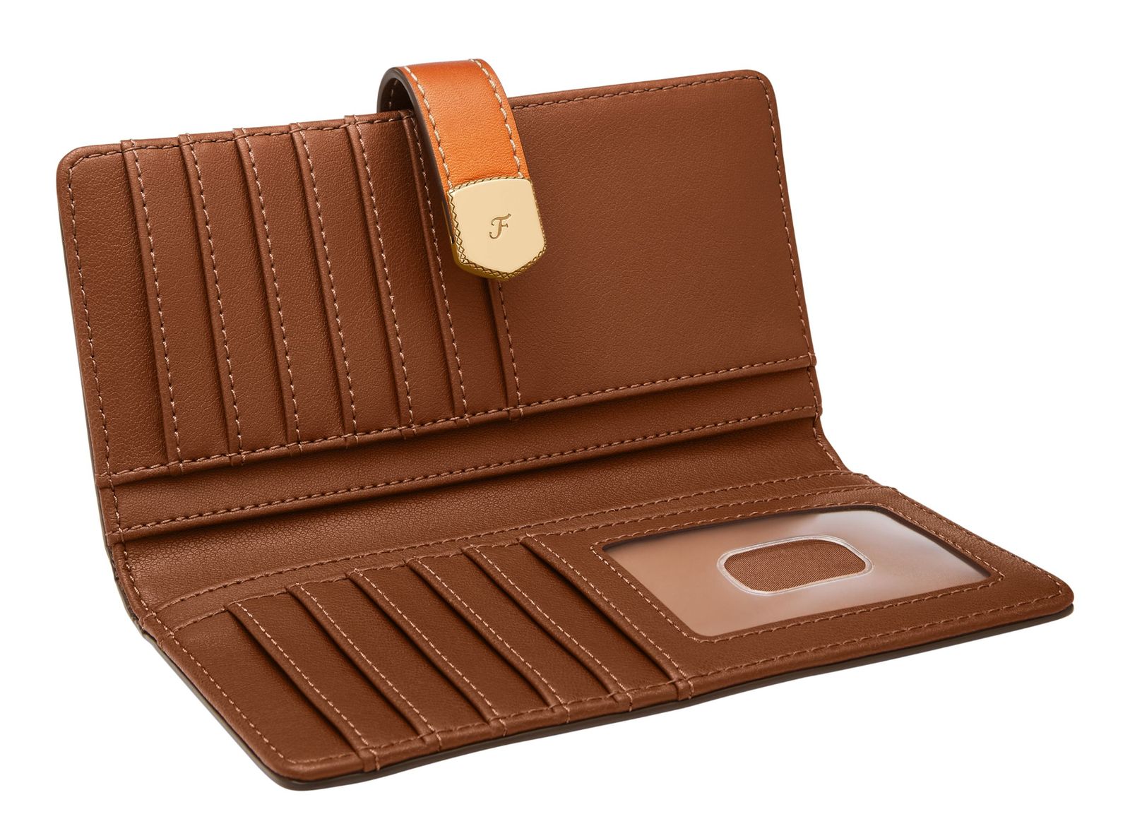 FOSSIL Lennox Lennox Tab Bifold Brown FOSSIL Lennox Lennox Tab Bifold Brown