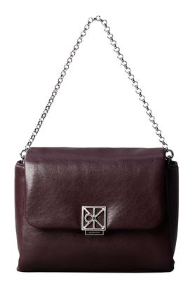 Calvin Klein Emblem HW Padded Crossbody Fudge