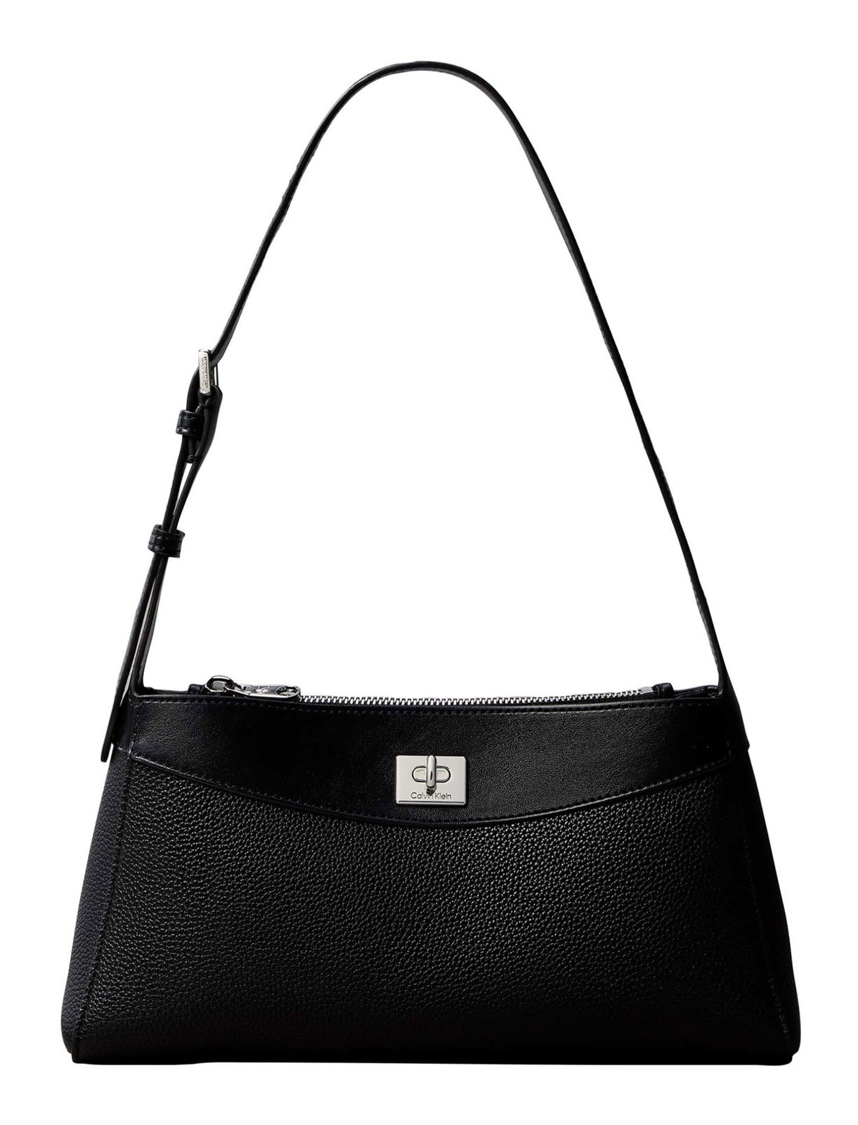Calvin Klein Mix Media Shoulder Bag Black