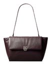 Calvin Klein Emblem Padded Satchel Fudge