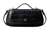 Calvin Klein CK Croc Top Handle Bag Black Calvin Klein CK Croc Top Handle Bag Black