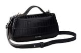 Calvin Klein CK Croc Top Handle Bag Black Calvin Klein CK Croc Top Handle Bag Black