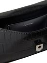 Calvin Klein CK Croc Top Handle Bag Black Calvin Klein CK Croc Top Handle Bag Black