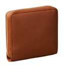 Calvin Klein Foil Logo Medium Zip Around Wallet Natural Umber Calvin Klein Foil Logo Medium Zip Around Wallet Natural Umber