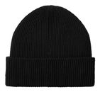 Calvin Klein Monologo Patch Rib Beanie Black
