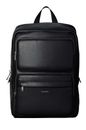 Calvin Klein Raised Double Pocket Backpack Black Calvin Klein Raised Double Pocket Backpack Black