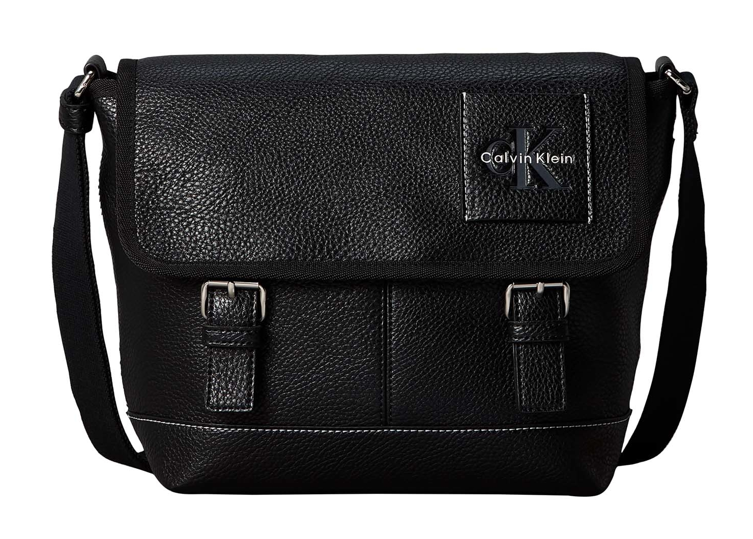 Calvin Klein Bold Pebble Messenger Black