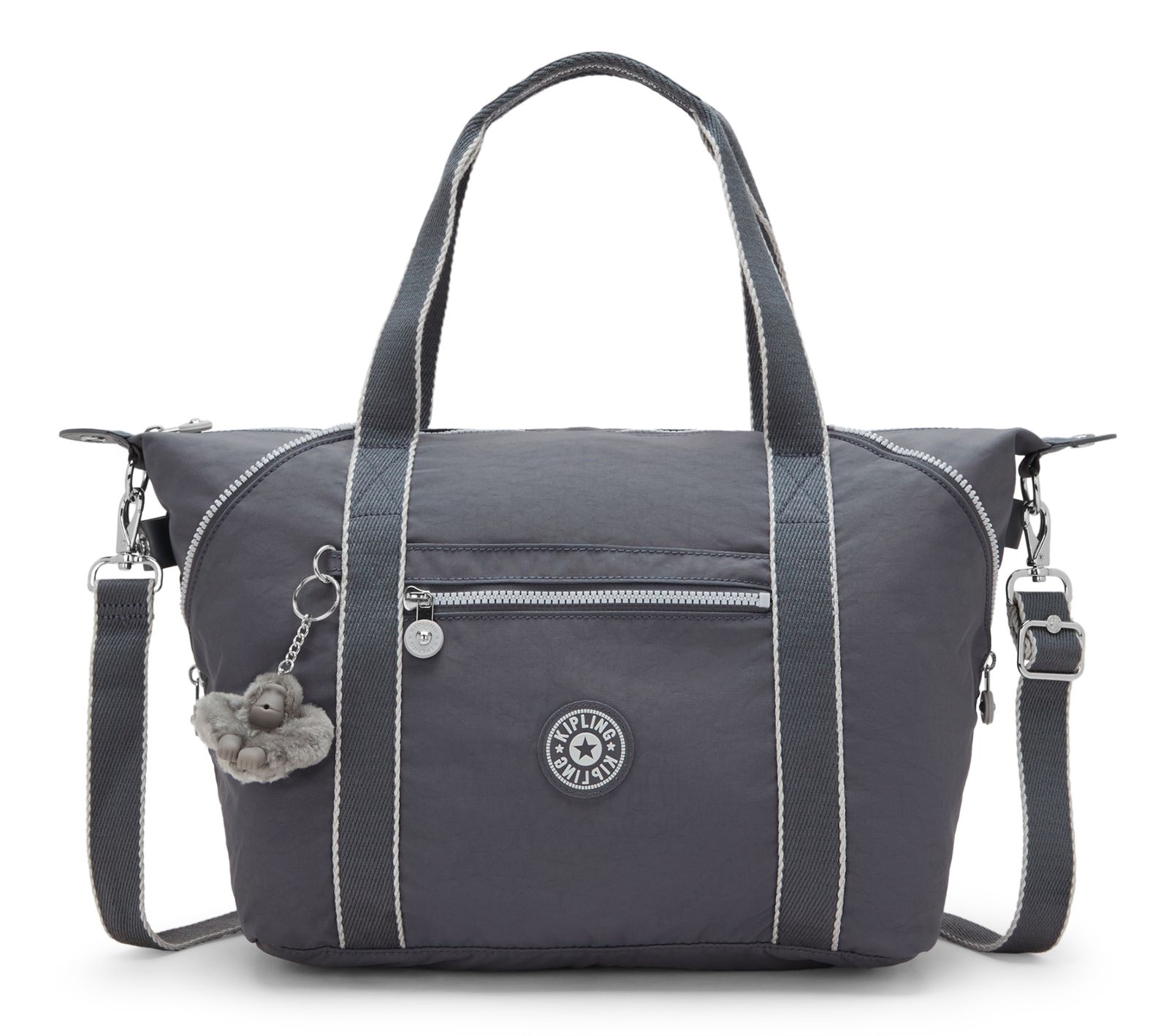 kipling Art Tote Moonlit Grey