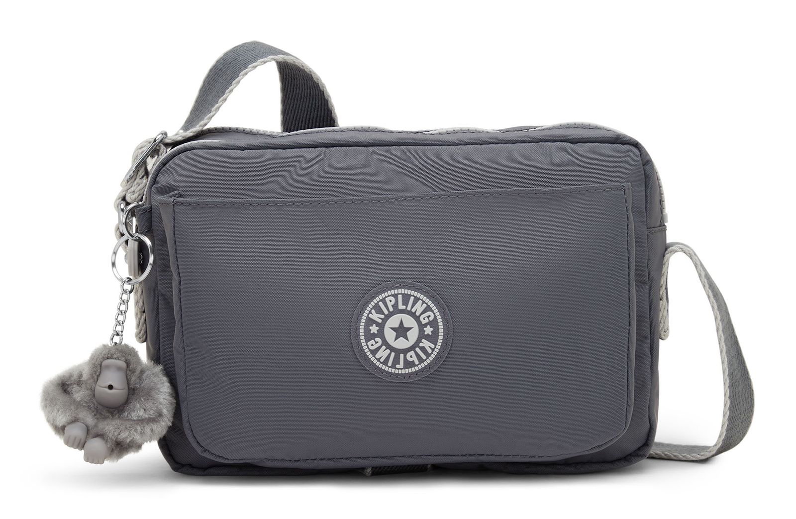 kipling Basic Abanu Crossbody Bag M Moonlit Grey