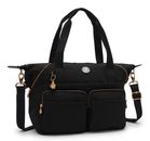 kipling New Art Duo Pocket Shoulderbag M Blush Gold Blck