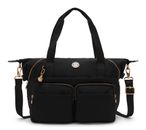 kipling New Art Duo Pocket Shoulderbag M Blush Gold Blck