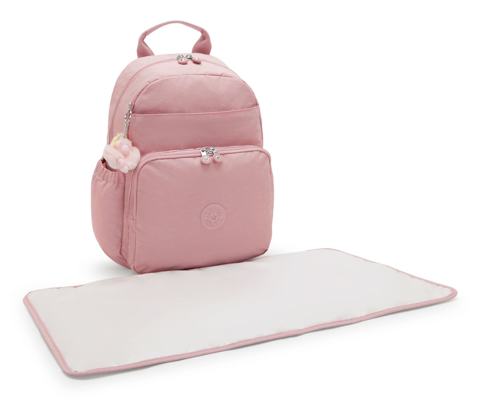 kipling Maisie Baby Backpack M Tiny Smoky Blus
