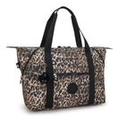 kipling Basic Print Art Medium Tote Wild Leopard