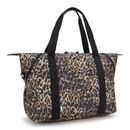 kipling Basic Print Art Medium Tote Wild Leopard
