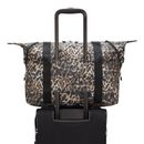 kipling Basic Print Art Medium Tote Wild Leopard