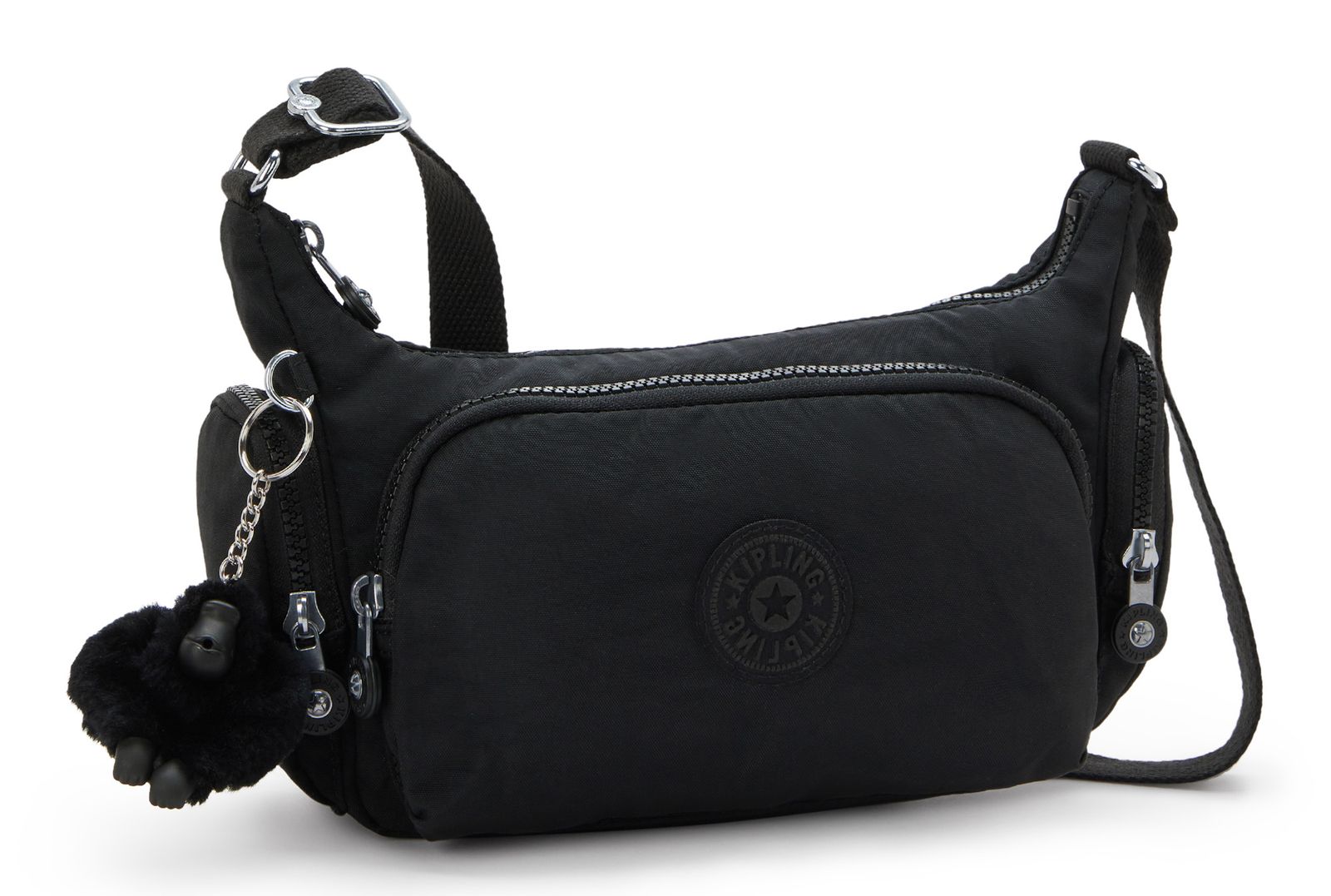 kipling Basic Gabbette Crossbody Bag Black Noir kipling Basic Gabbette Crossbody Bag Black Noir