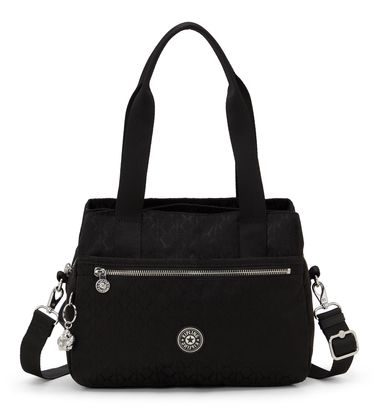 kipling Elysiana Shoulder Bag Noir Sign Jq