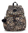 kipling City Pocket Backpack S Wild Leopard