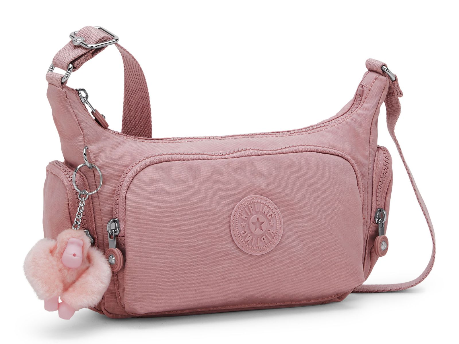 kipling Basic Gabbette Crossbody Bag Smoky Blush kipling Basic Gabbette Crossbody Bag Smoky Blush