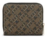 TOMMY HILFIGER TH Icon Zip Around Wallet Black Mix