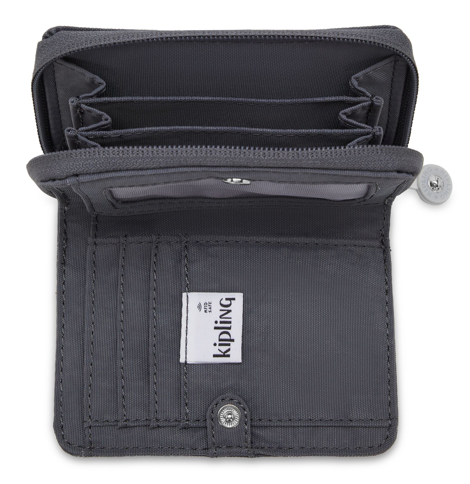kipling Basic Money Love Moonlit Grey kipling Basic Money Love Moonlit Grey
