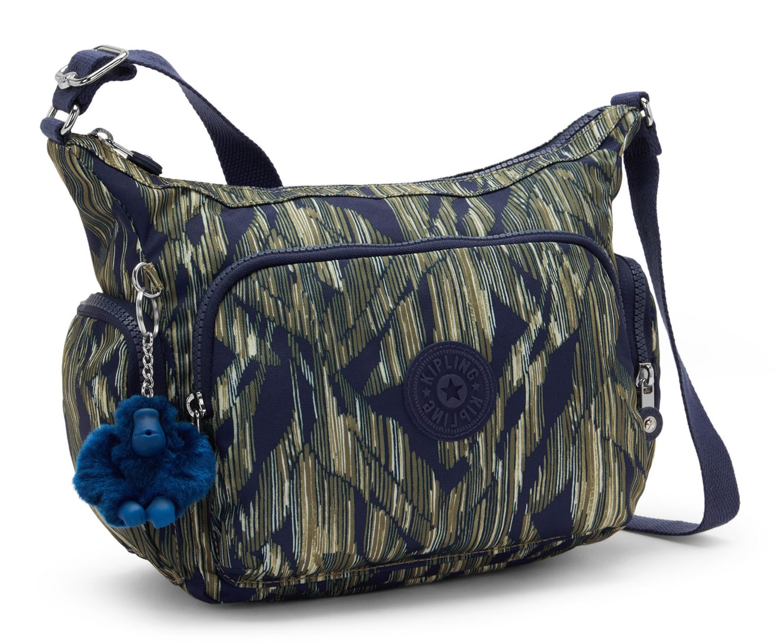 kipling Gabb Crossbody M Striped Grasses kipling Gabb Crossbody M Striped Grasses