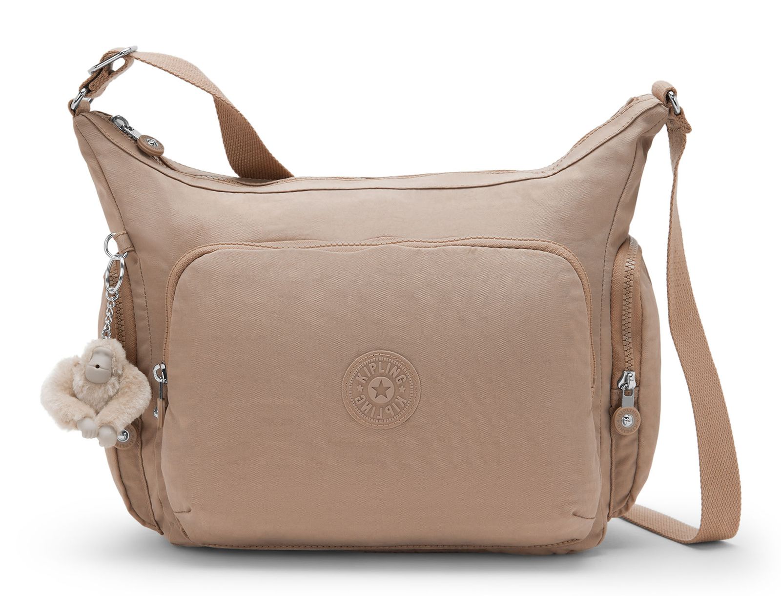 kipling Basic Gabb Crossbody Tan Beige