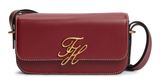 TOMMY HILFIGER TH Script Flap Crossover Bag Oxblood TOMMY HILFIGER TH Script Flap Crossover Bag Oxblood