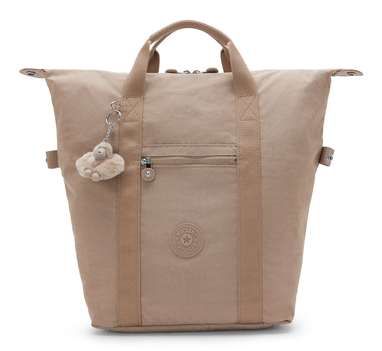 kipling New Art Backpack L Tan Beige