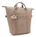 kipling New Art Backpack L Tan Beige kipling New Art Backpack L Tan Beige