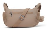 kipling Basic Gabbette Crossbody Bag Tan Beige kipling Basic Gabbette Crossbody Bag Tan Beige