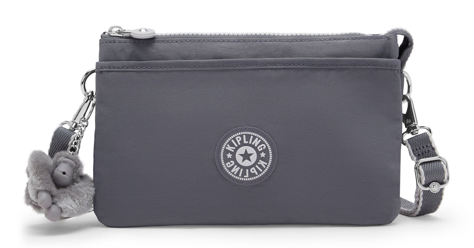 kipling Riri Small Crossbody Moonlit Grey