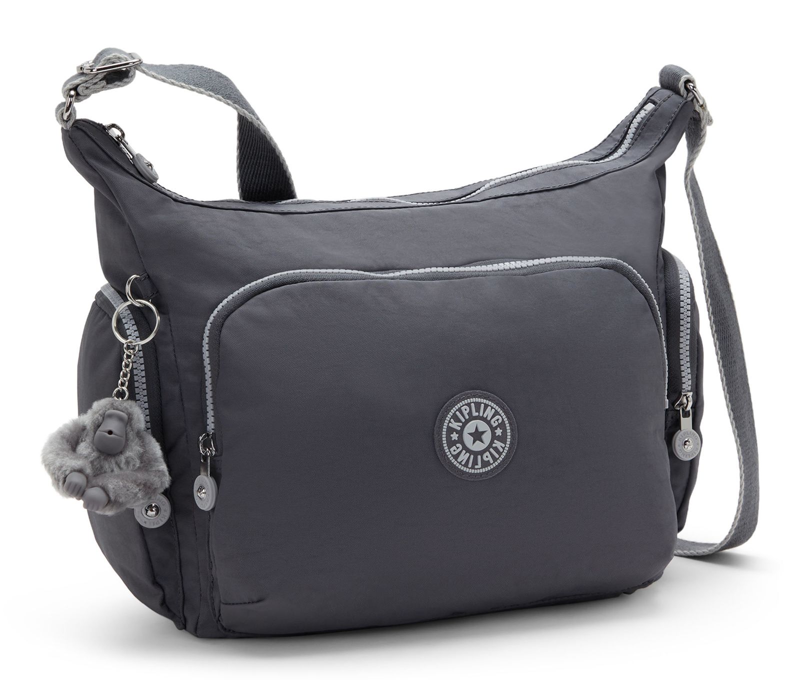 kipling Basic Gabb Crossbody Moonlit Grey kipling Basic Gabb Crossbody Moonlit Grey