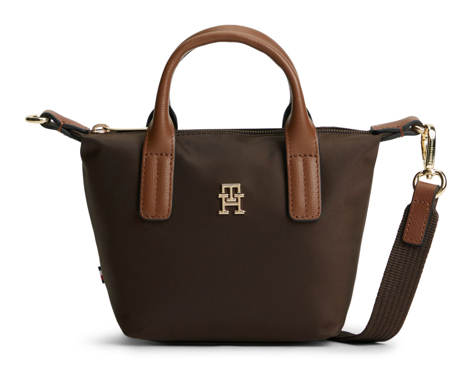 TOMMY HILFIGER Micro Tote Bag Fondant Brown