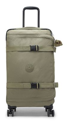 kipling Basic Spontaneous Wheeled Luggage M Almost Sage kipling Basic Spontaneous Wheeled Luggage M Almost Sage