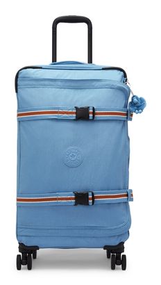 kipling Basic Spontaneous Wheeled Luggage M Vintage Blue kipling Basic Spontaneous Wheeled Luggage M Vintage Blue