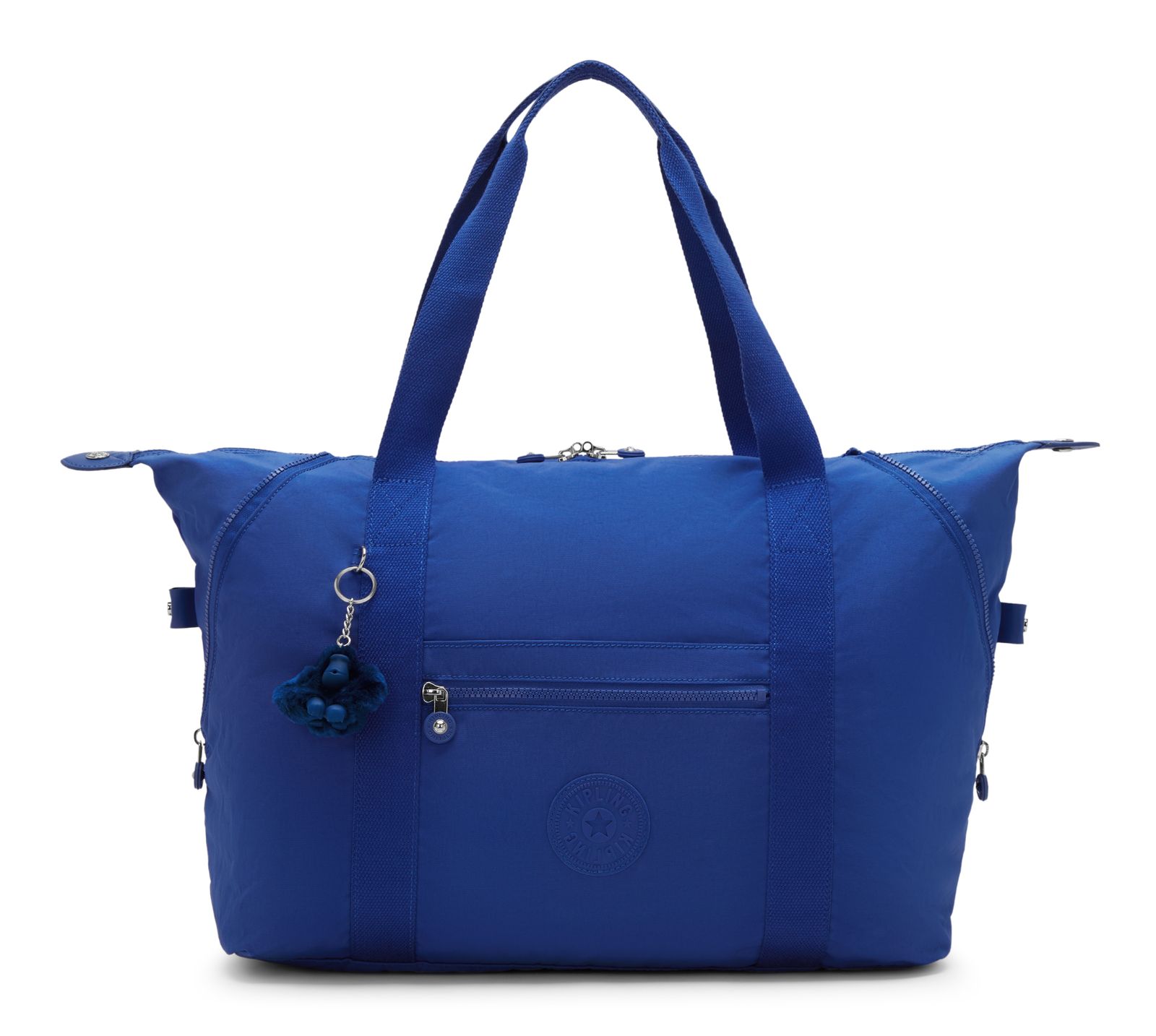kipling Eyes Wide Open Art M Travel Tote Blazing Blue