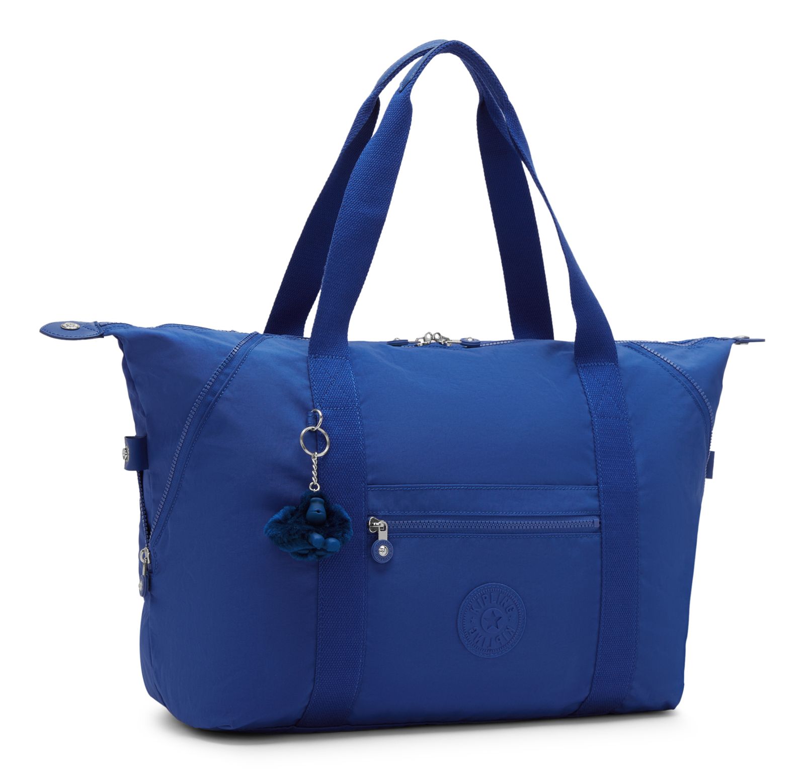 kipling Eyes Wide Open Art M Travel Tote Blazing Blue kipling Eyes Wide Open Art M Travel Tote Blazing Blue