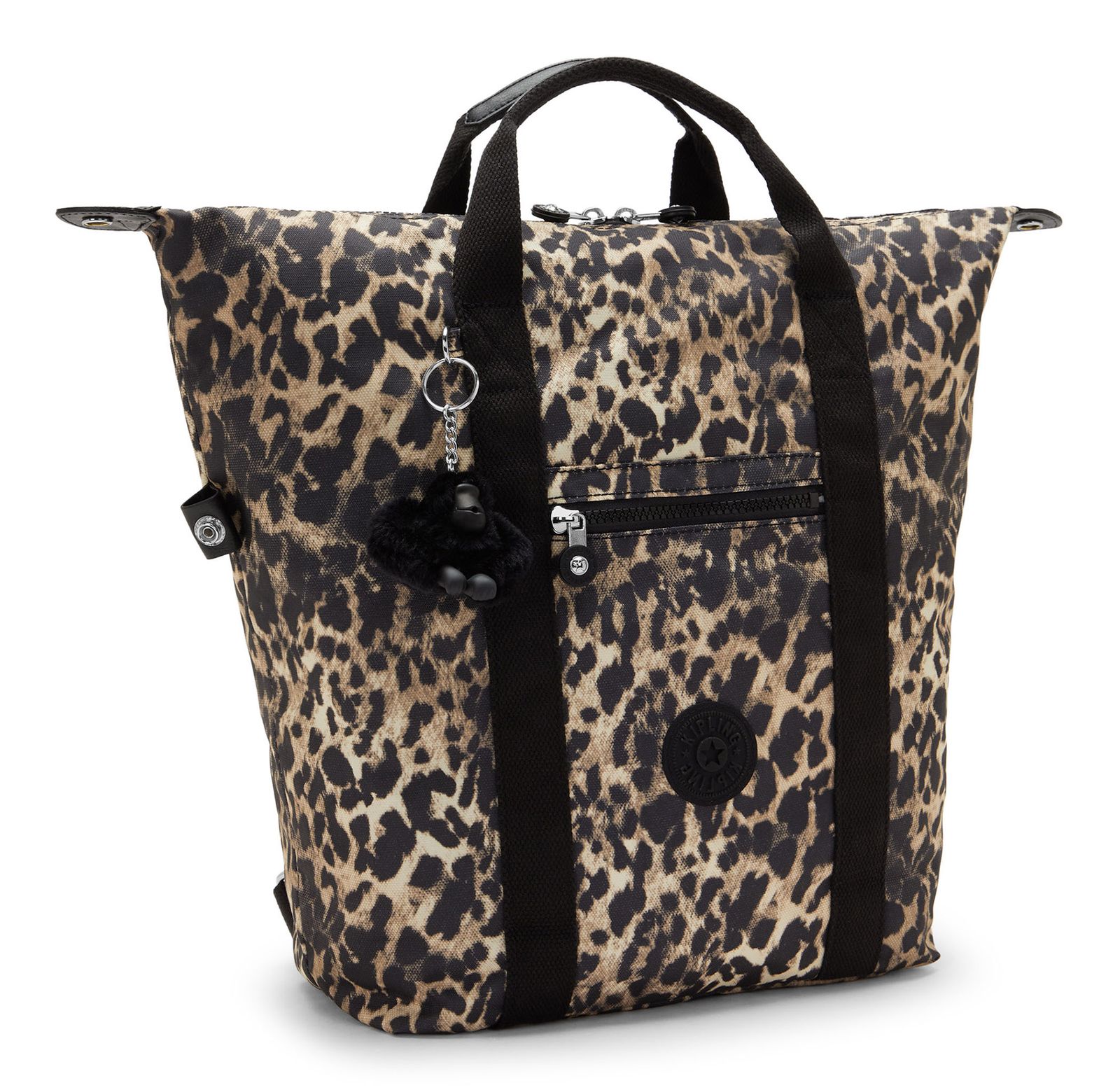 kipling Basic PRT New Art Backpack Wild Leopard kipling Basic PRT New Art Backpack Wild Leopard