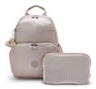 kipling Basic Plus Maisie Baby Backpack Tiny Metal Glow kipling Basic Plus Maisie Baby Backpack Tiny Metal Glow