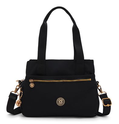 kipling Elysiana Shoulder Bag Blush Gold Blck