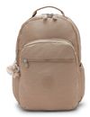 kipling Seoul Lap Large Backpack L Tan Beige