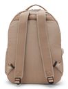 kipling Seoul Lap Large Backpack L Tan Beige